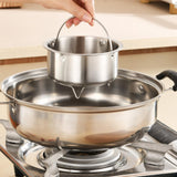 Maxbell Food Steamer with Handle Vegetable Steamer Basket for Bun Chicken Vegetables 13.8cmx8cm with Support