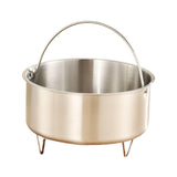 Maxbell Food Steamer with Handle Vegetable Steamer Basket for Bun Chicken Vegetables 14.6cmx8cm with Support