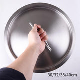 Maxbell Universal Pans Pots Lid Large Kitchen Supplies Cast Iron Skillet Lid Pot Lid 30cm