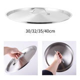 Maxbell Universal Pans Pots Lid Large Kitchen Supplies Cast Iron Skillet Lid Pot Lid 30cm