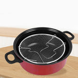 Maxbell Deep Fryer Nonstick Japanese Frying Pot for Kitchen French Fries Dining Room