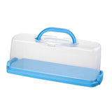 Maxbell Rectangular Bread Box Loaf Cake Storage Container for Baby Shower DIY Baking Blue