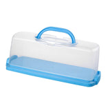Maxbell Rectangular Bread Box Loaf Cake Storage Container for Baby Shower DIY Baking Blue