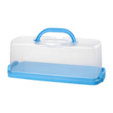 Maxbell Rectangular Bread Box Loaf Cake Storage Container for Baby Shower DIY Baking Blue