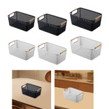 Maxbell Storage Basket Decor Multipurpose Sundries Basket for Kitchen Bathroom Snack S Gray