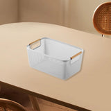 Maxbell Storage Basket Decor Multipurpose Sundries Basket for Kitchen Bathroom Snack S Gray