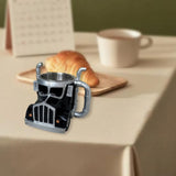 Maxbell Semi Truck Shaped Mug Novelty Coffee Cup for Home Birthday Gift Truck Lovers Black