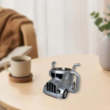 Maxbell Semi Truck Shaped Mug Novelty Coffee Cup for Home Birthday Gift Truck Lovers Silver
