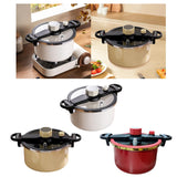 Maxbell Micro Pressure Pan Safe Locks Pressure Cookers for Home Restaurant Commercial white