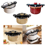 Maxbell Micro Pressure Pan Safe Locks Pressure Cookers for Home Restaurant Commercial white