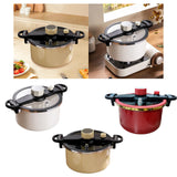 Maxbell Micro Pressure Pan Safe Locks Pressure Cookers for Home Restaurant Commercial white