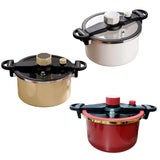 Maxbell Micro Pressure Pan Safe Locks Pressure Cookers for Home Restaurant Commercial white