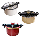 Maxbell Micro Pressure Pan Safe Locks Pressure Cookers for Home Restaurant Commercial white