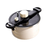 Maxbell Micro Pressure Pan Safe Locks Pressure Cookers for Home Restaurant Commercial white