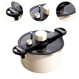 Maxbell Micro Pressure Pan Safe Locks Pressure Cookers for Home Restaurant Commercial white