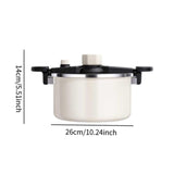 Maxbell Micro Pressure Pan Safe Locks Pressure Cookers for Home Restaurant Commercial white