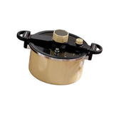 Maxbell Micro Pressure Pan Safe Locks Pressure Cookers for Home Restaurant Commercial yellow