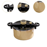 Maxbell Micro Pressure Pan Safe Locks Pressure Cookers for Home Restaurant Commercial yellow