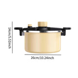 Maxbell Micro Pressure Pan Safe Locks Pressure Cookers for Home Restaurant Commercial yellow