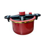 Maxbell Micro Pressure Pan Safe Locks Pressure Cookers for Home Restaurant Commercial red