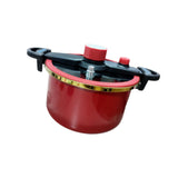 Maxbell Micro Pressure Pan Safe Locks Pressure Cookers for Home Restaurant Commercial red