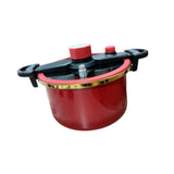 Maxbell Micro Pressure Pan Safe Locks Pressure Cookers for Home Restaurant Commercial red