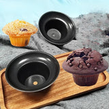 Maxbell Mini Cake Pan Household Bakeware Muffin Cake Making Tool Nonstick Baking Pan Small Aluminized