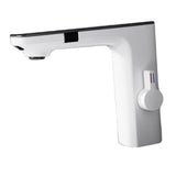 Maxbell Touchless Bathroom Faucet Smart Temperature Mixer for Toilet Restroom Office white