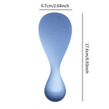 Maxbell Tumbler Rice Spoon Comfortable Rice Spatula for Picnic Mashed Potato Camping blue