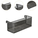 Maxbell Bedside Shelf for Bunk Bed Hanging Organizer for College Dorm Book Notebooks Black