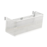 Maxbell Bedside Shelf for Bunk Bed Hanging Organizer for College Dorm Book Notebooks White