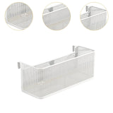 Maxbell Bedside Shelf for Bunk Bed Hanging Organizer for College Dorm Book Notebooks White