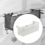 Maxbell Bedside Shelf for Bunk Bed Hanging Organizer for College Dorm Book Notebooks White