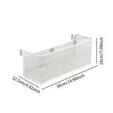 Maxbell Bedside Shelf for Bunk Bed Hanging Organizer for College Dorm Book Notebooks White