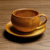 Maxbell Ceramic Coffee Cup Set Latte Art Mug with Saucer for Coffee Latte Cappuccino