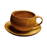 Maxbell Ceramic Coffee Cup Set Latte Art Mug with Saucer for Coffee Latte Cappuccino