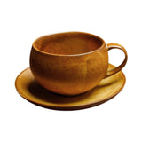 Maxbell Ceramic Coffee Cup Set Latte Art Mug with Saucer for Coffee Latte Cappuccino