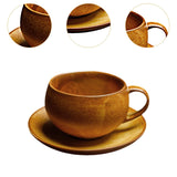 Maxbell Ceramic Coffee Cup Set Latte Art Mug with Saucer for Coffee Latte Cappuccino