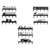 Maxbell Wall Mounted Key Holder Hook Garage Doorway Hat Multifunctional Kitchen Hook home