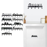 Maxbell Wall Mounted Key Holder Hook Garage Doorway Hat Multifunctional Kitchen Hook home
