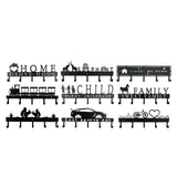 Maxbell Wall Mounted Key Holder Hook Garage Doorway Hat Multifunctional Kitchen Hook home