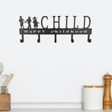 Maxbell Wall Mounted Key Holder Hook Garage Doorway Hat Multifunctional Kitchen Hook child