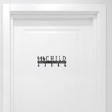 Maxbell Wall Mounted Key Holder Hook Garage Doorway Hat Multifunctional Kitchen Hook child