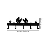 Maxbell Wall Mounted Key Holder Hook Garage Doorway Hat Multifunctional Kitchen Hook squirrel