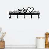 Maxbell Wall Mounted Key Holder Hook Garage Doorway Hat Multifunctional Kitchen Hook bike