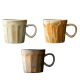 Maxbell Coffee Mug with Handle Stoneware Tea Water Hand Cup for Birthday Office Work beige