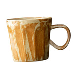 Maxbell Coffee Mug with Handle Stoneware Tea Water Hand Cup for Birthday Office Work brown