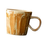 Maxbell Coffee Mug with Handle Stoneware Tea Water Hand Cup for Birthday Office Work brown