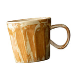 Maxbell Coffee Mug with Handle Stoneware Tea Water Hand Cup for Birthday Office Work brown