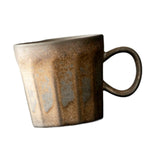 Maxbell Coffee Mug with Handle Stoneware Tea Water Hand Cup for Birthday Office Work grey